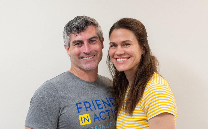 Friends In Action Intl., Staff members, Matt and Megan Durkee.