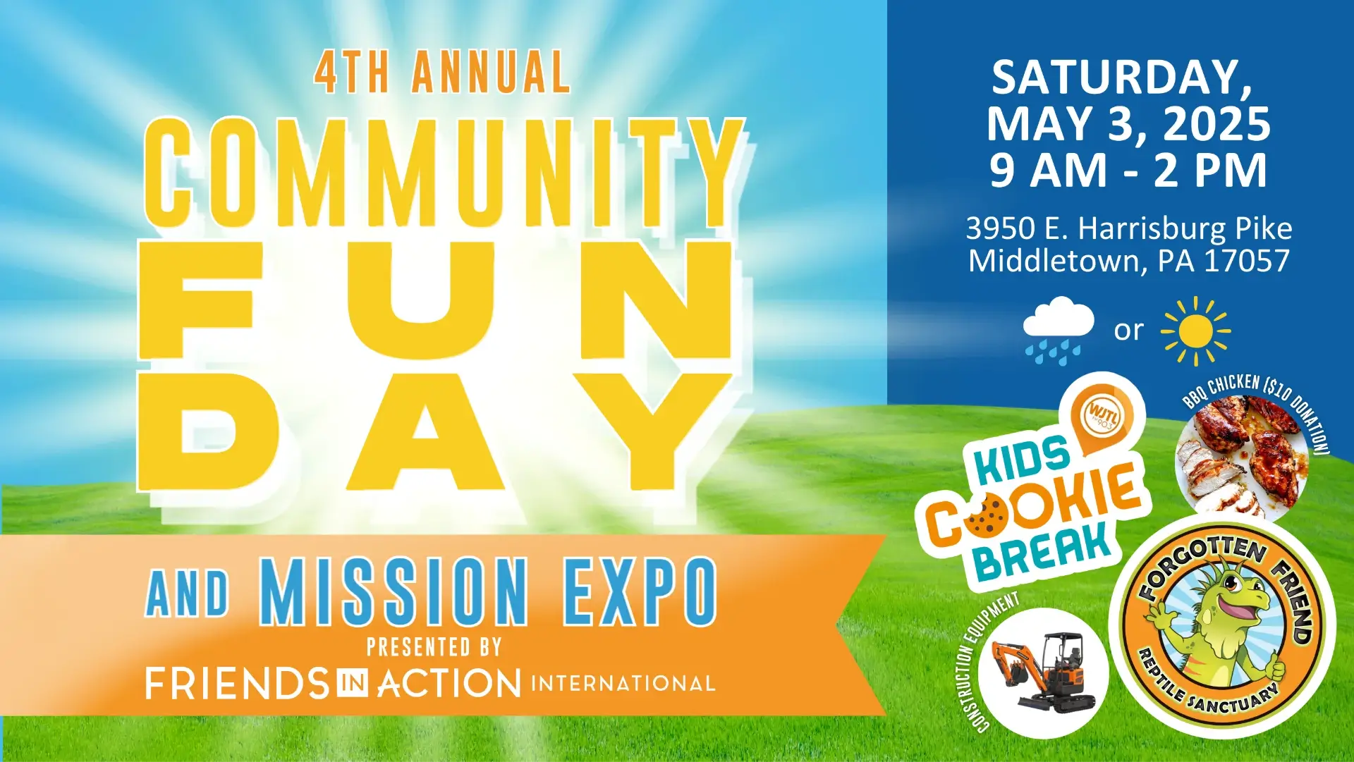 2025 Community Fun Day Banner.