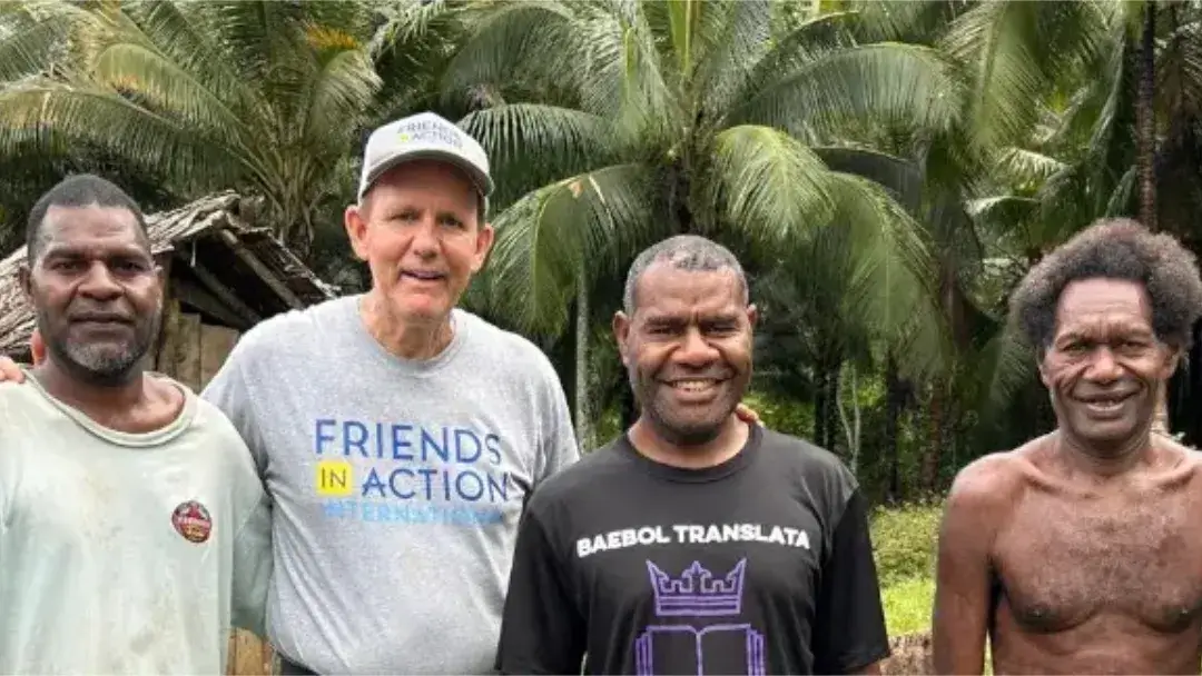 FIA - Tim Johnston and Pastor Gabby taking a photo together