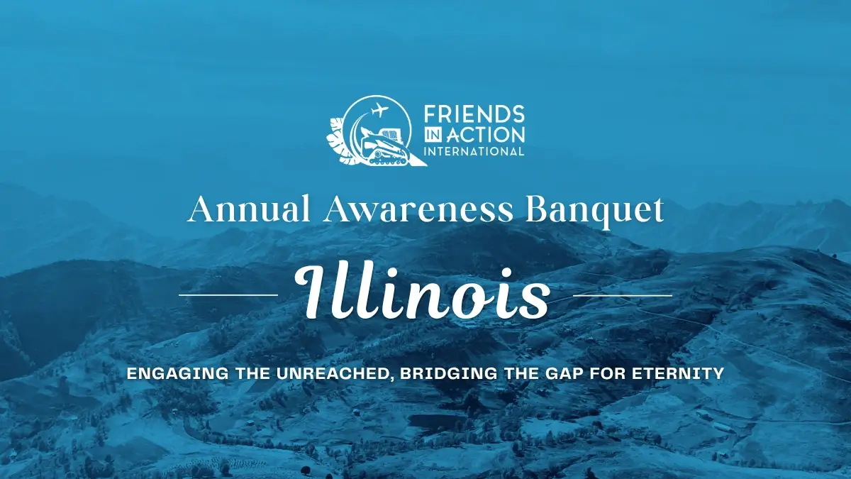 Friends In Action International 2025 Pennsylvania Awareness Banquets invitation.