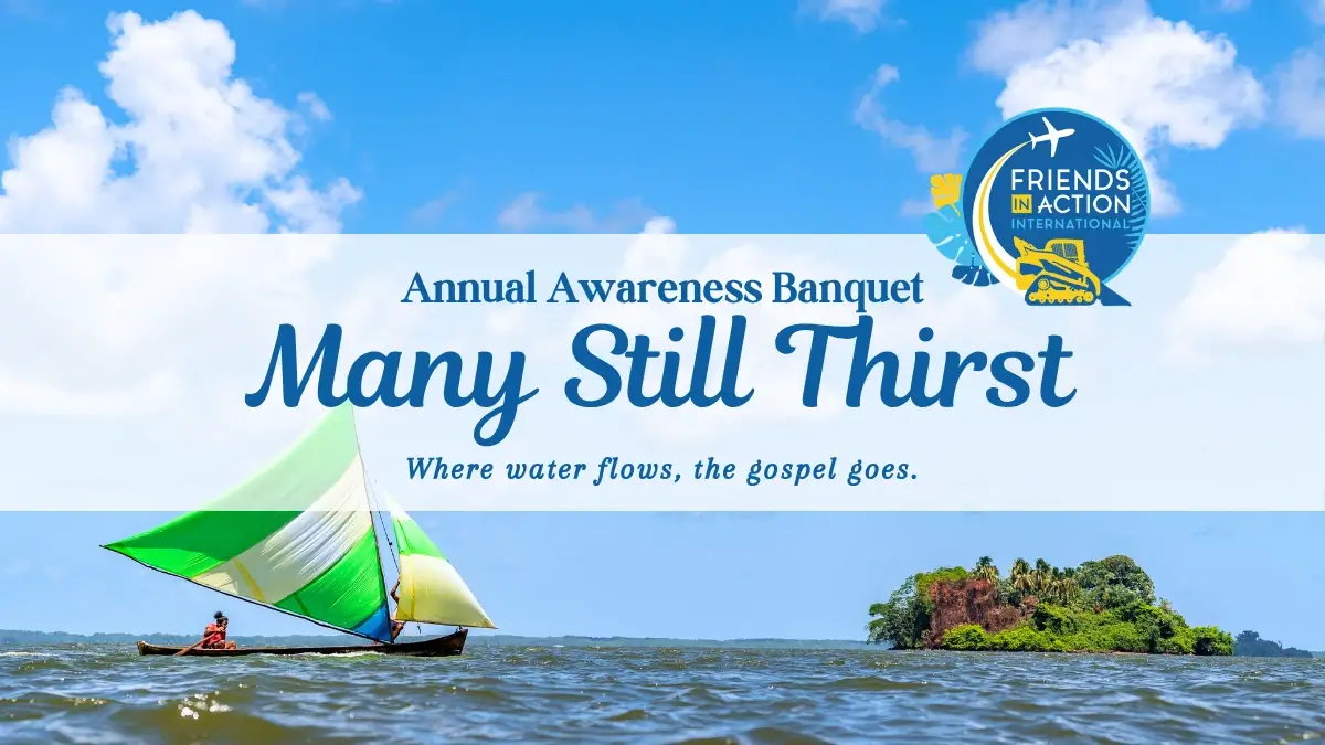 Friends In Action International 2025 Pennsylvania Awareness Banquets invitation.
