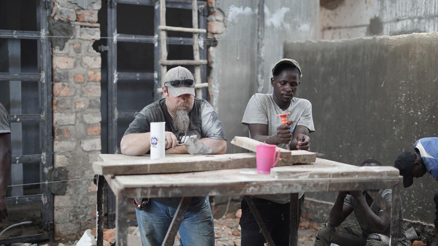Andy Bachert and Medi in Uganda 2026